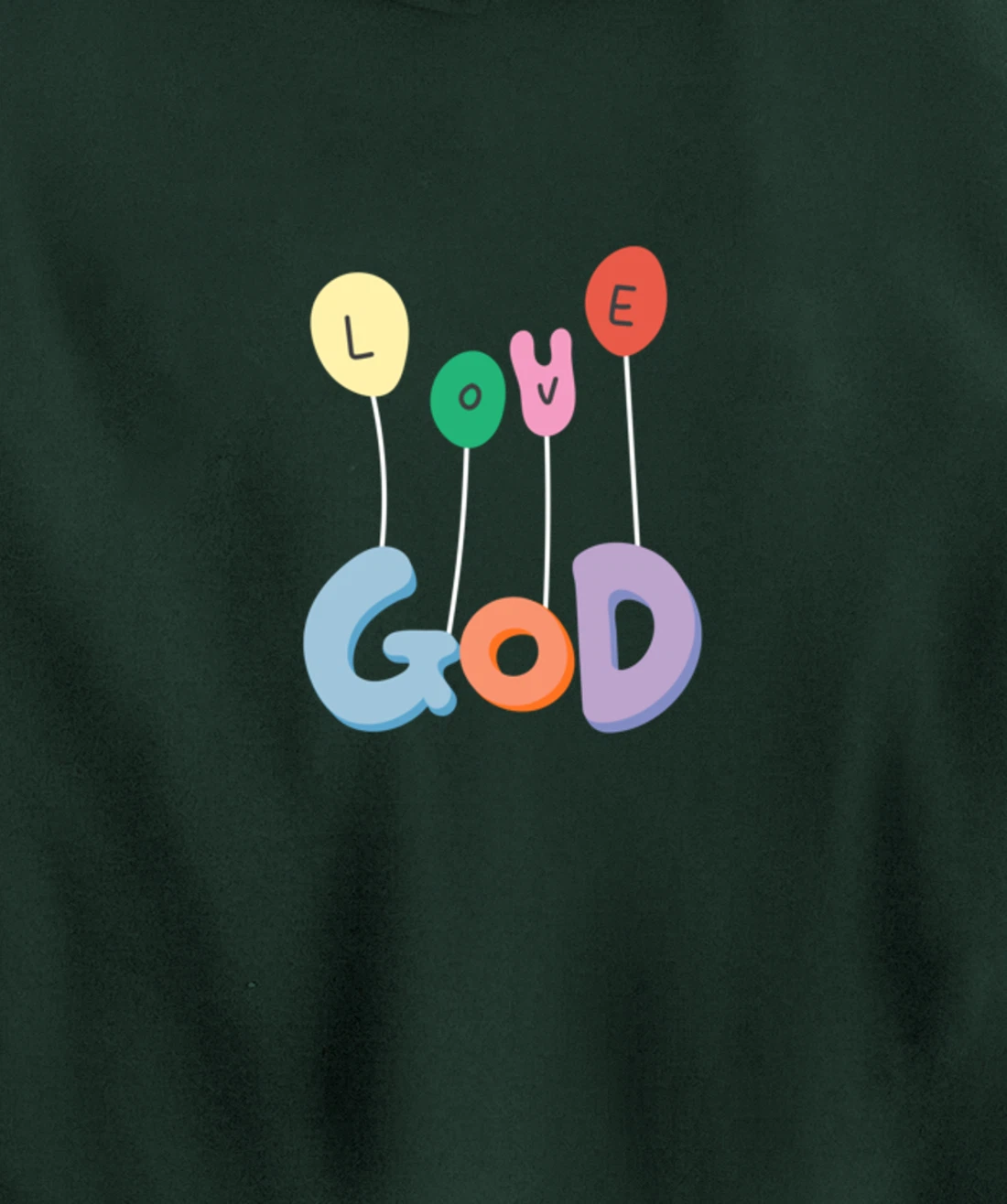 LOVE GOD Pullover Hoodie