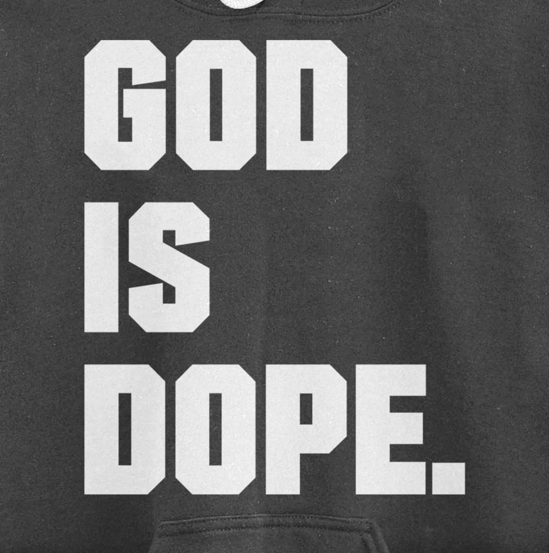 God is Dope Christian Faith Believer Pullover Hoodie
