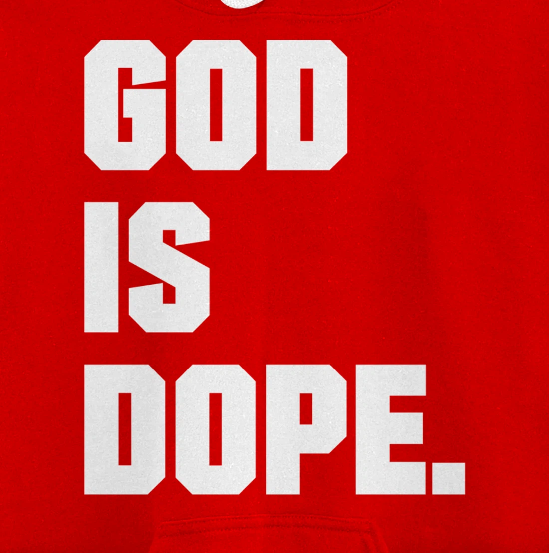 God is Dope Christian Faith Believer Pullover Hoodie