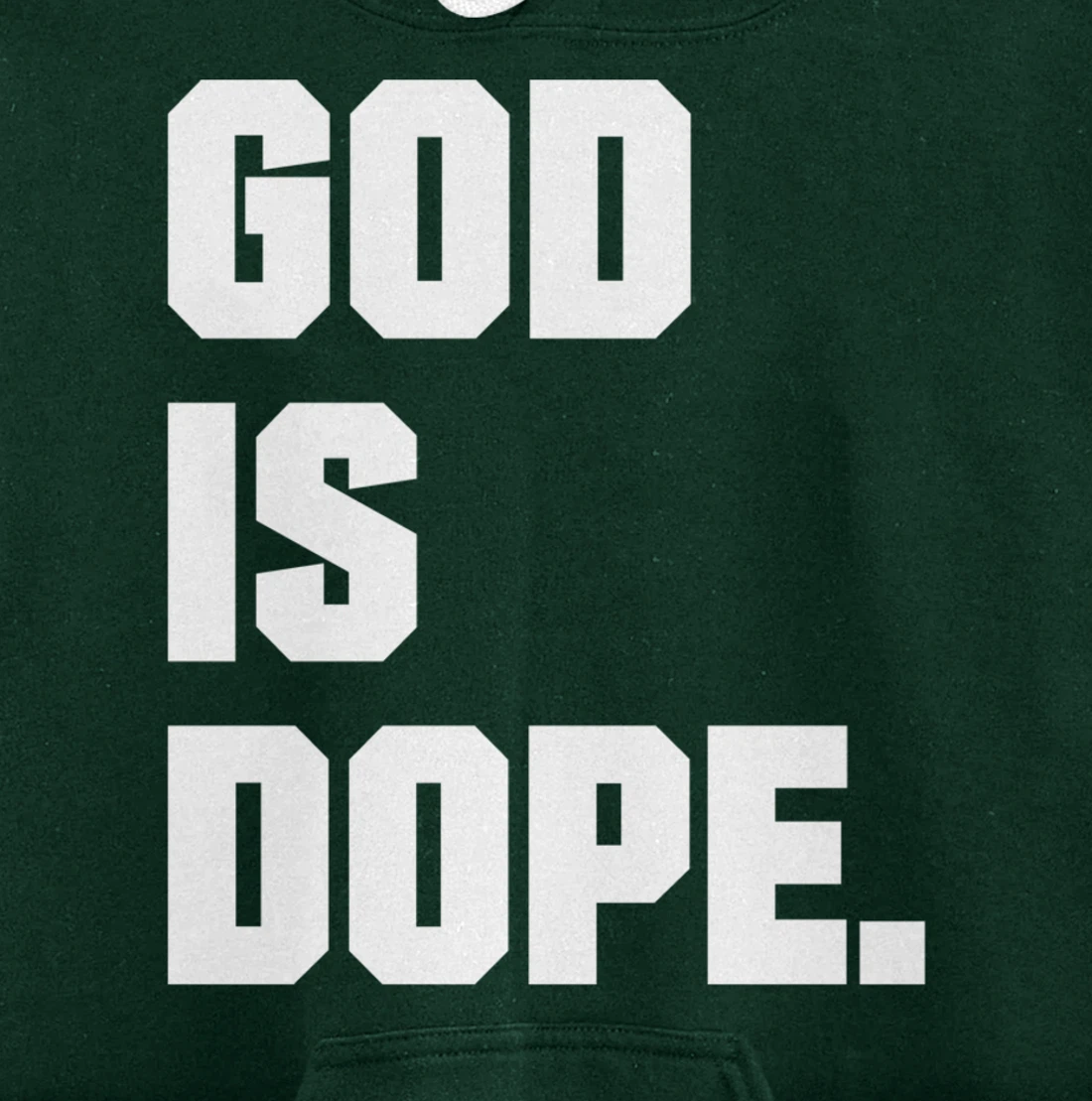 God is Dope Christian Faith Believer Pullover Hoodie
