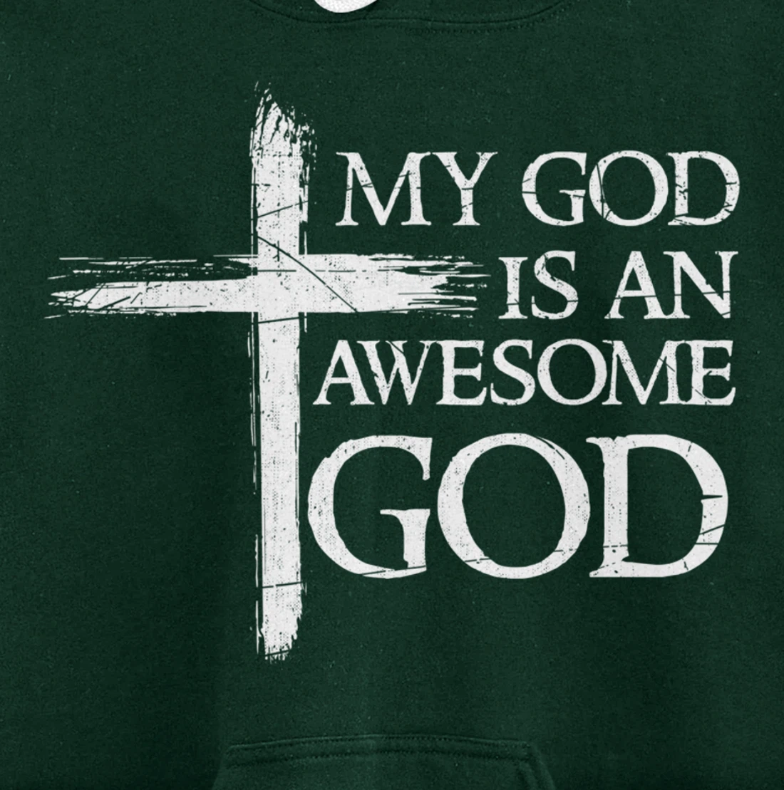 My God Is An Awesome God Prayer Pullover Hoodie