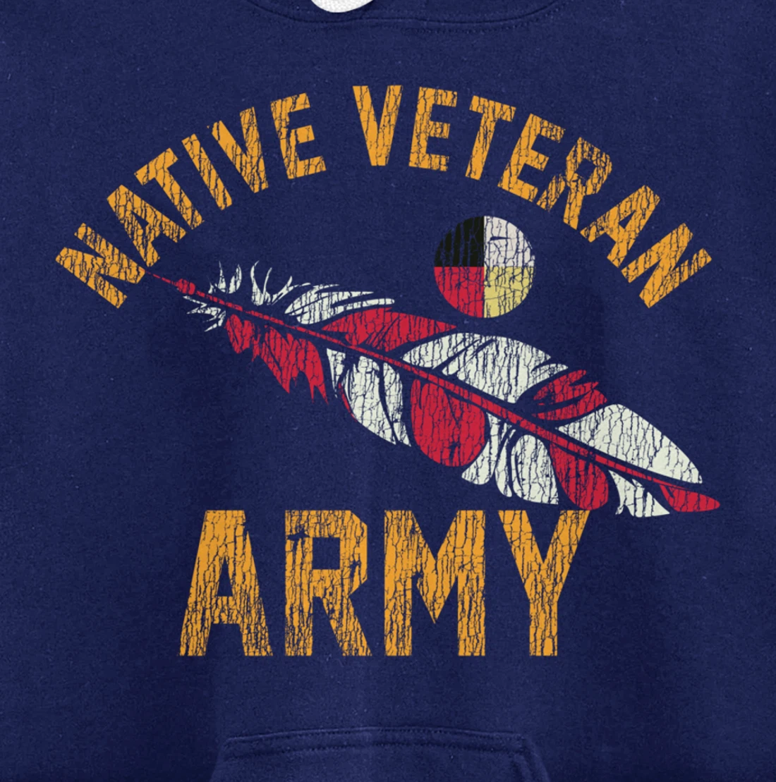 Native American Vietnam Veteran Pullover Hoodie