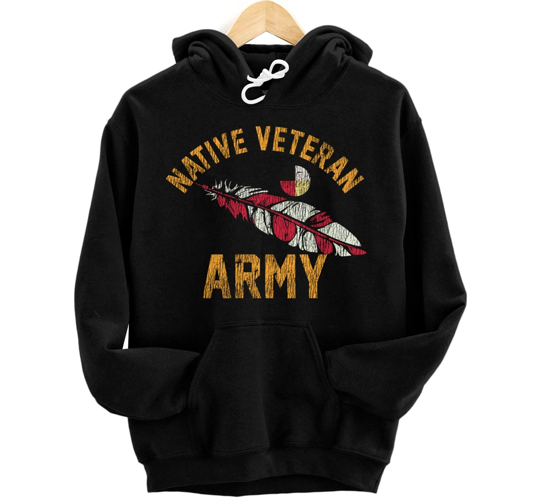 Native American Vietnam Veteran Pullover Hoodie