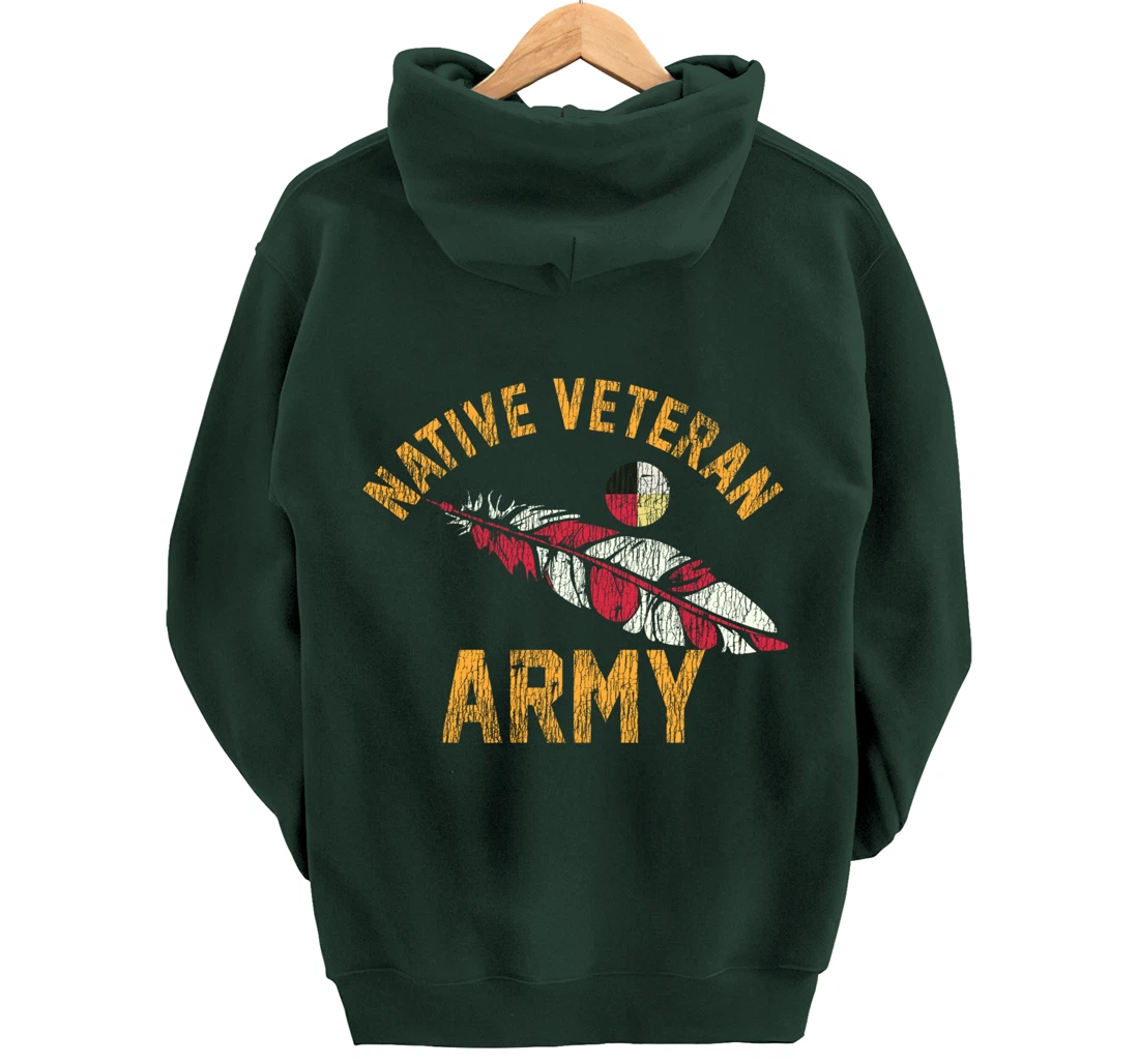 Native American Vietnam Veteran Pullover Hoodie