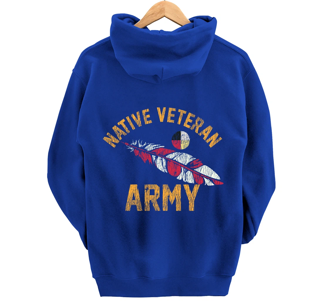 Native American Vietnam Veteran Pullover Hoodie
