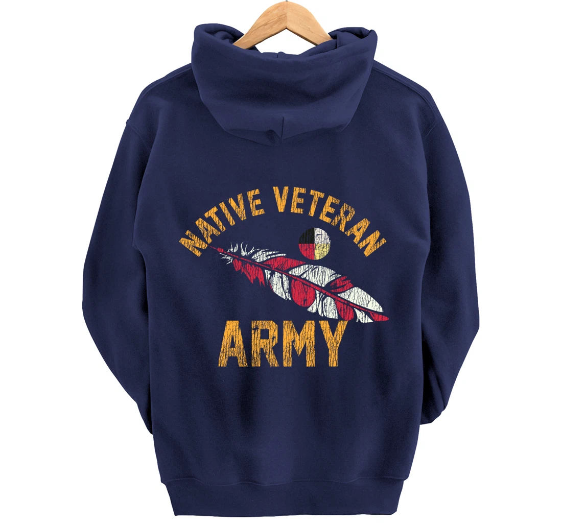 Native American Vietnam Veteran Pullover Hoodie