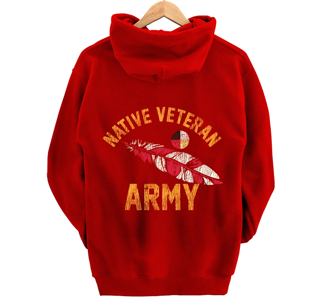 Native American Vietnam Veteran Pullover Hoodie