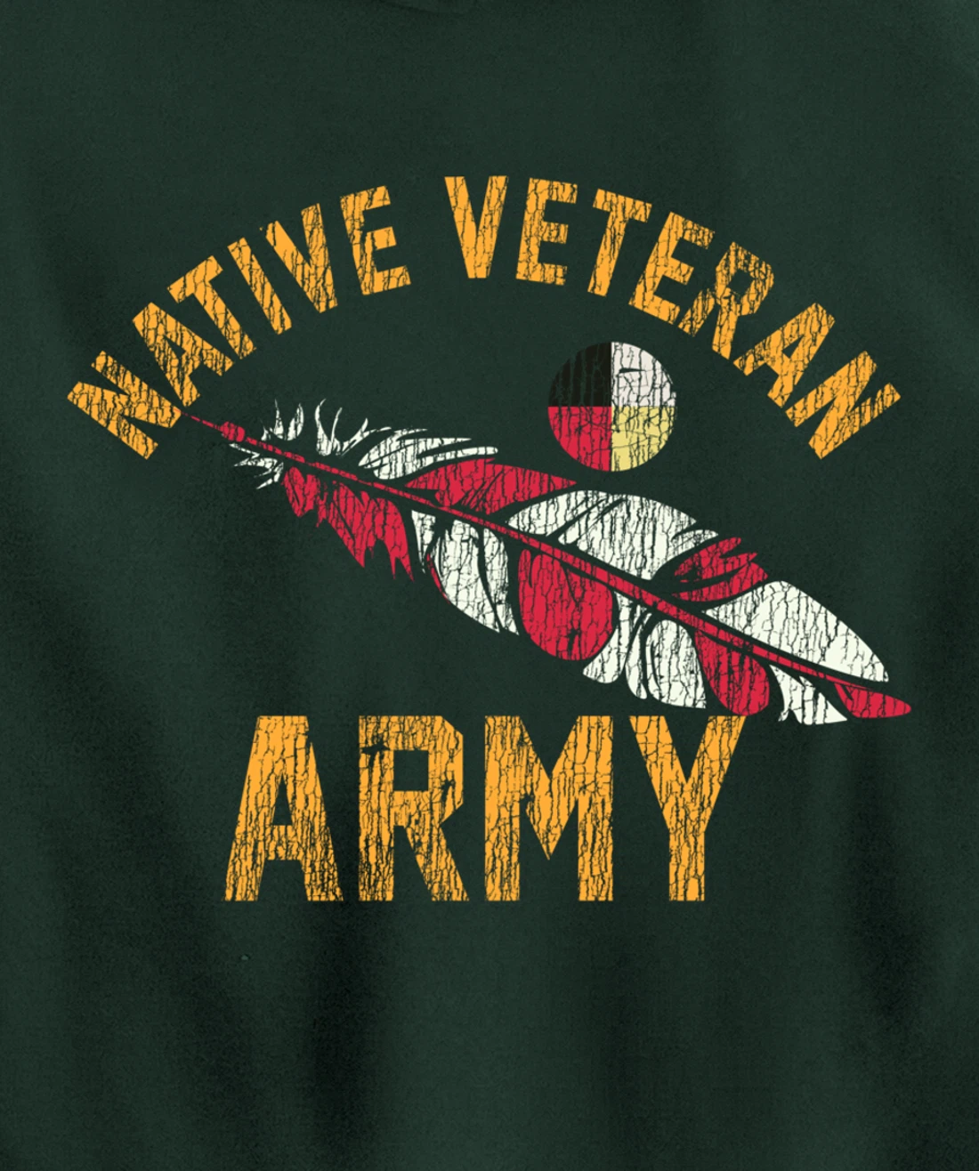 Native American Vietnam Veteran Pullover Hoodie