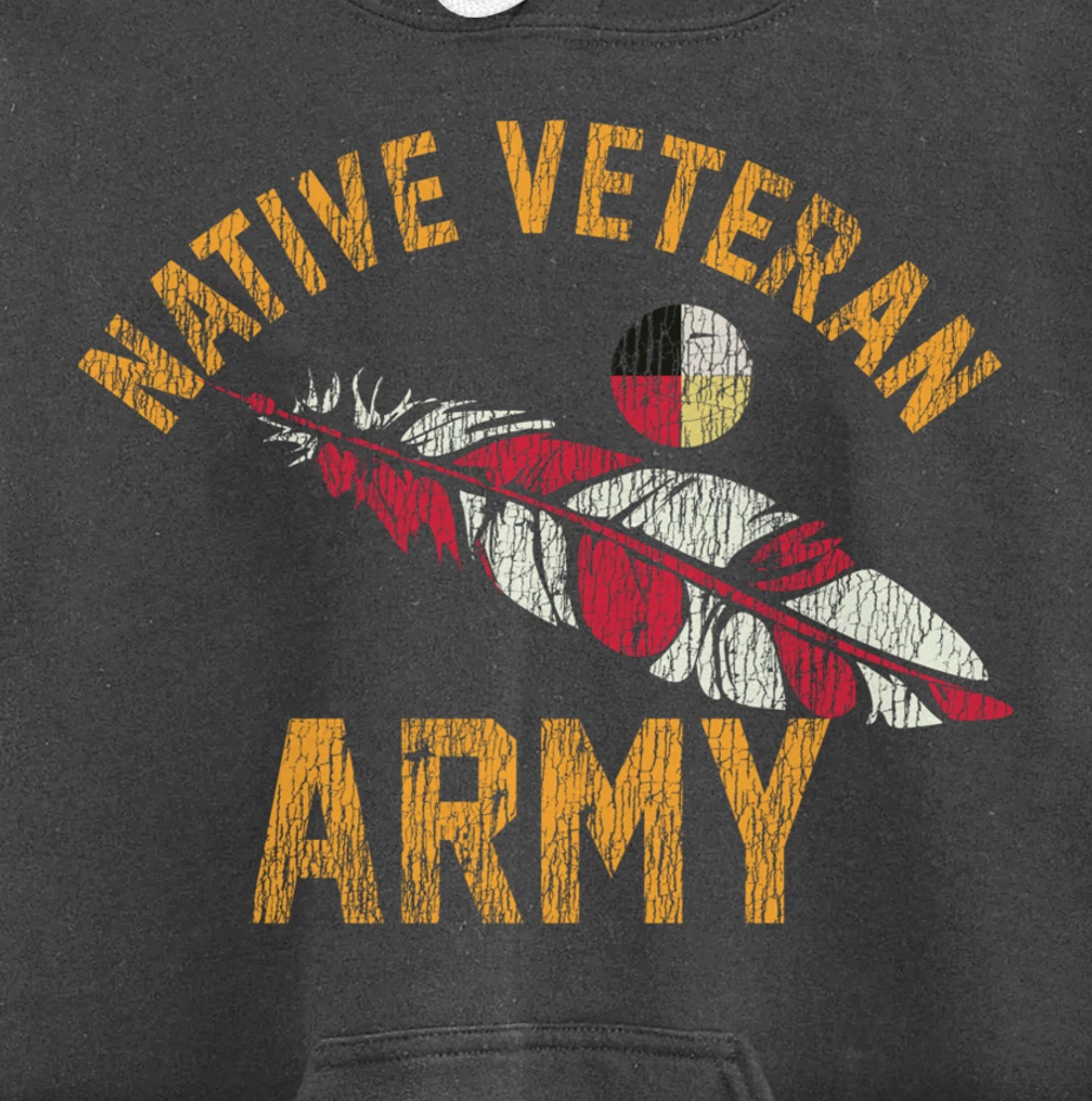Native American Vietnam Veteran Pullover Hoodie