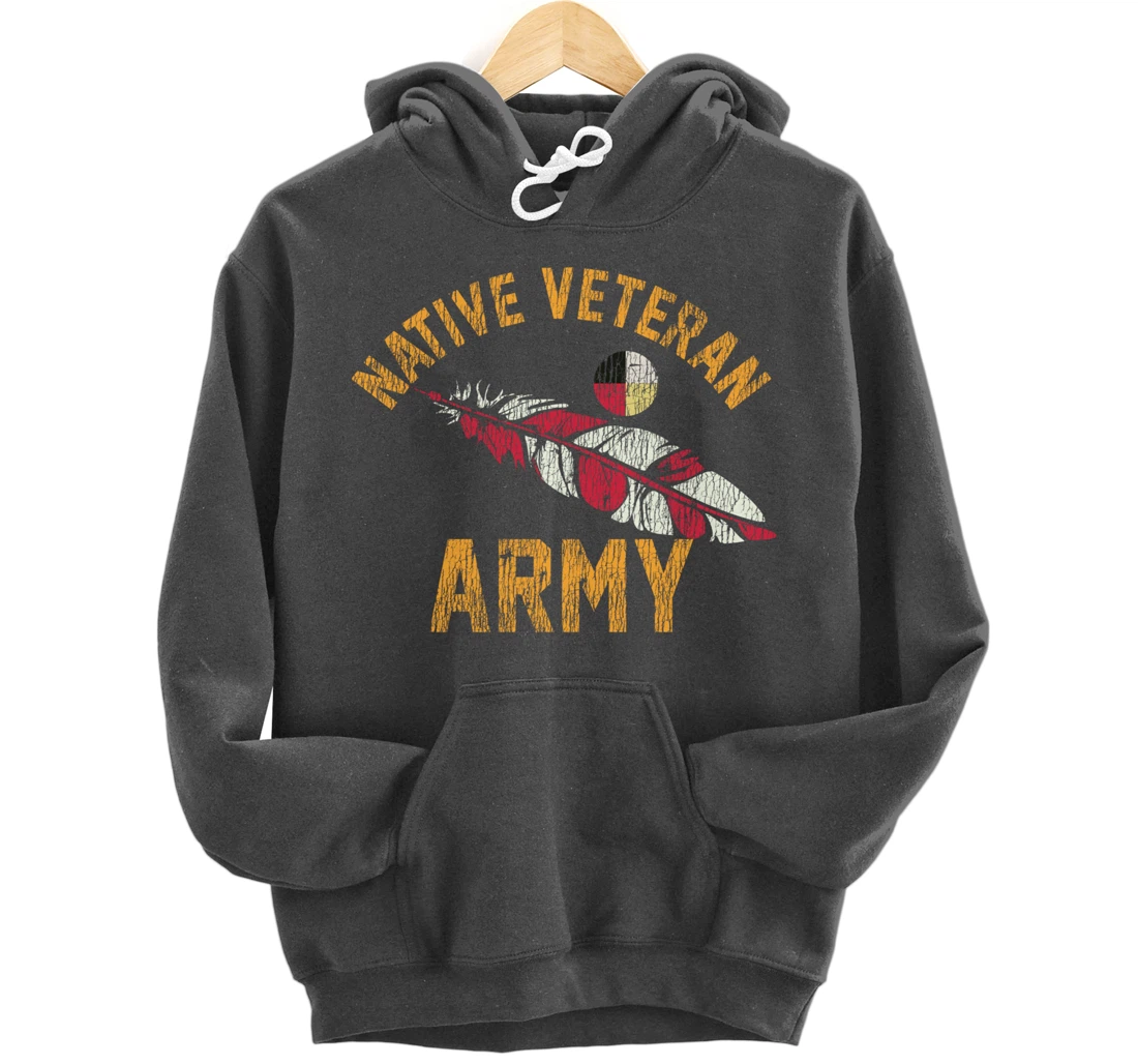 Native American Vietnam Veteran Pullover Hoodie