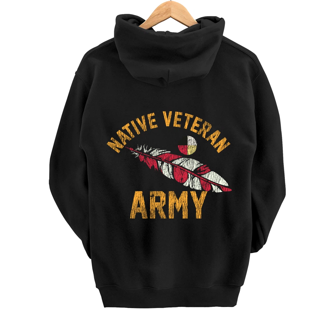 Native American Vietnam Veteran Pullover Hoodie
