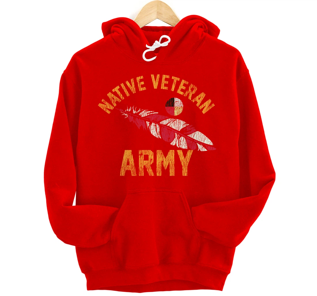 Native American Vietnam Veteran Pullover Hoodie
