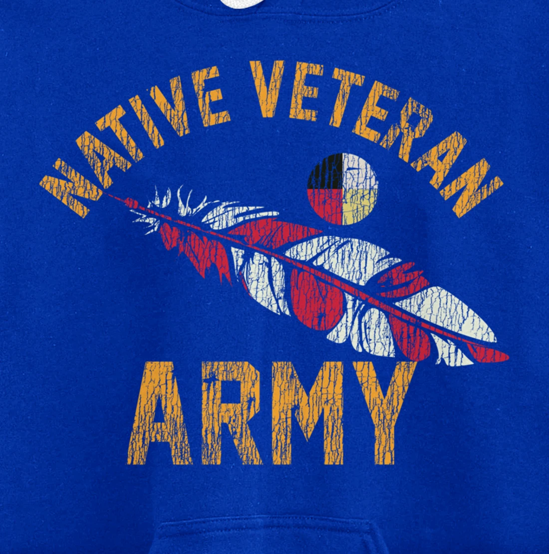 Native American Vietnam Veteran Pullover Hoodie