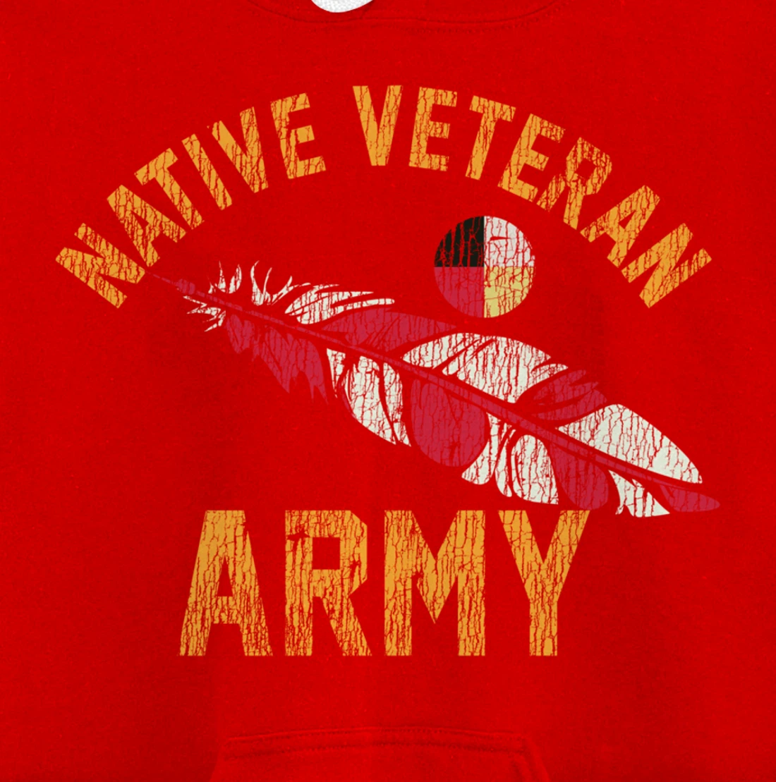 Native American Vietnam Veteran Pullover Hoodie