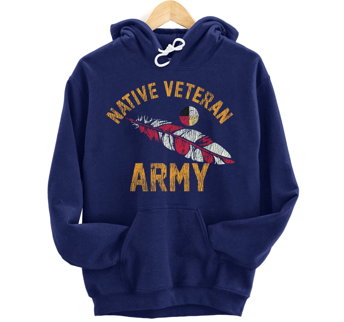Native American Vietnam Veteran Pullover Hoodie
