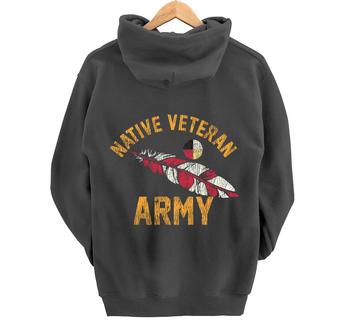 Native American Vietnam Veteran Pullover Hoodie