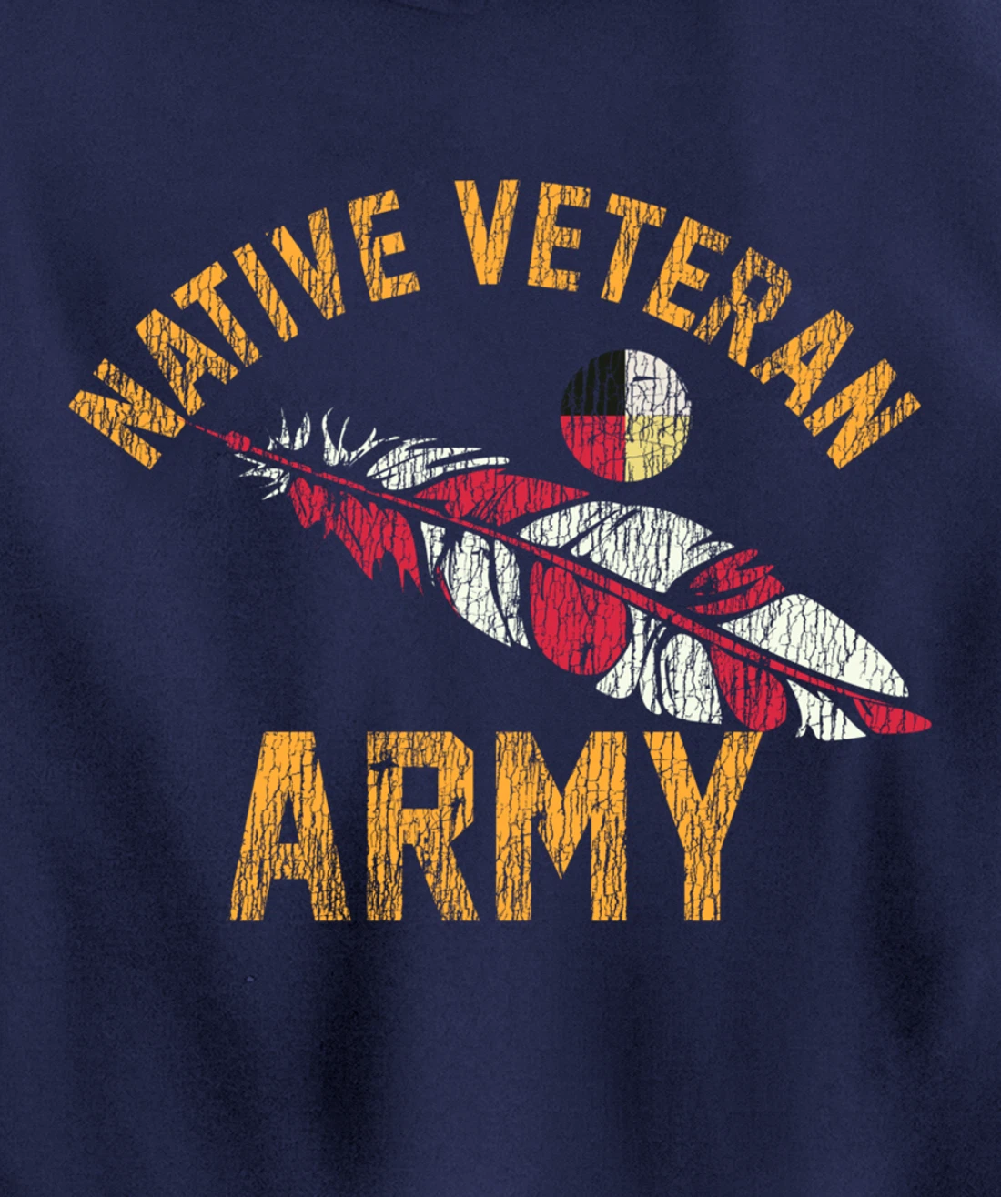 Native American Vietnam Veteran Pullover Hoodie
