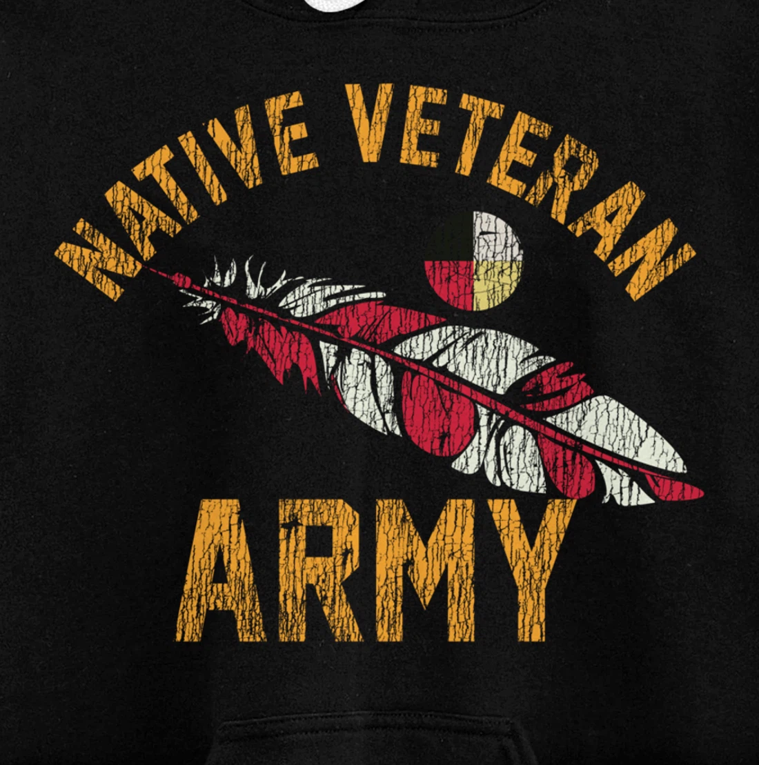 Native American Vietnam Veteran Pullover Hoodie