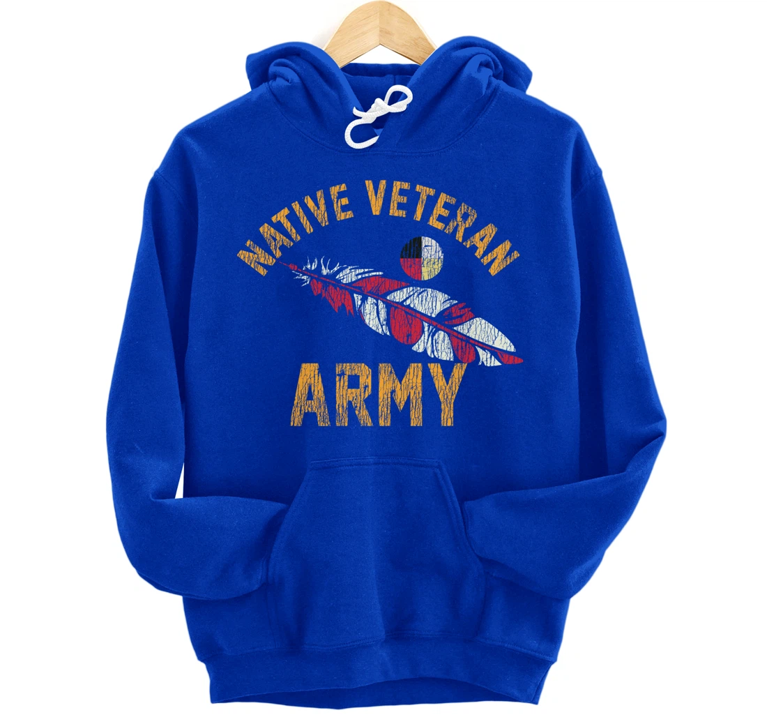 Native American Vietnam Veteran Pullover Hoodie