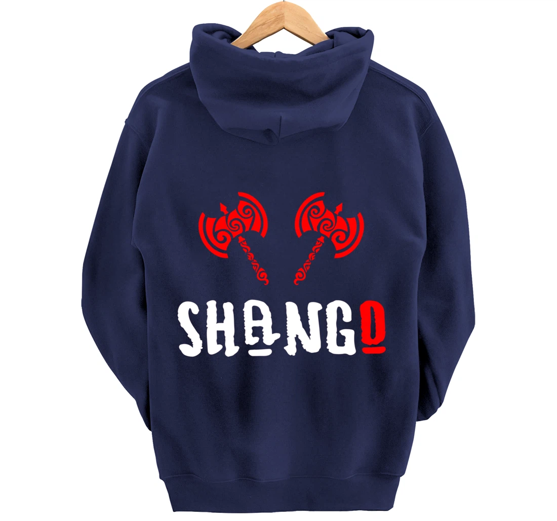 Shango Xango Ifa Orisha Goddess Yoruba Religion Chango Pullover Hoodie
