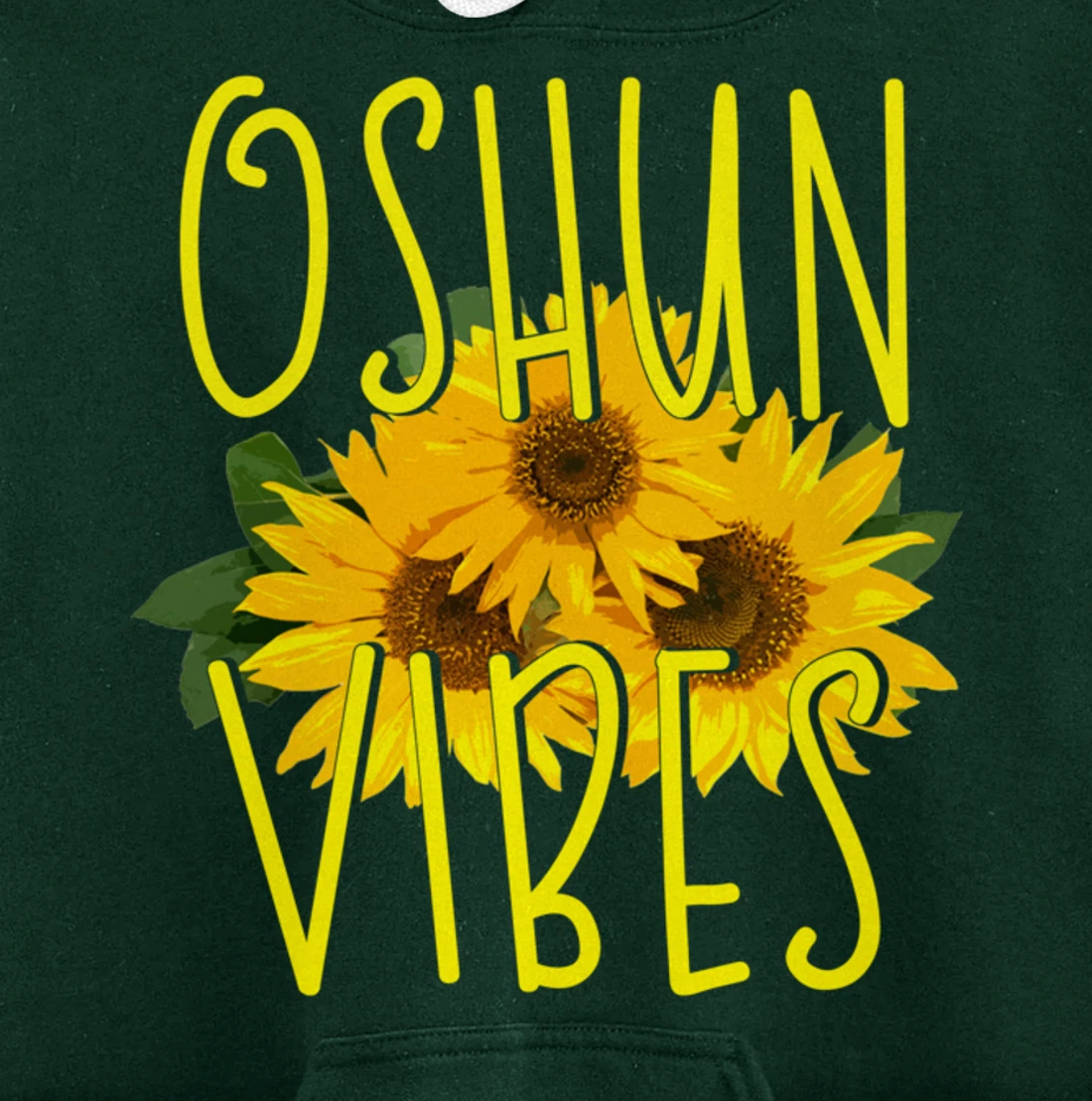 Oshun Vibes Orishas Goddess Oxum Ifa Yoruba Religion Holiday Pullover Hoodie