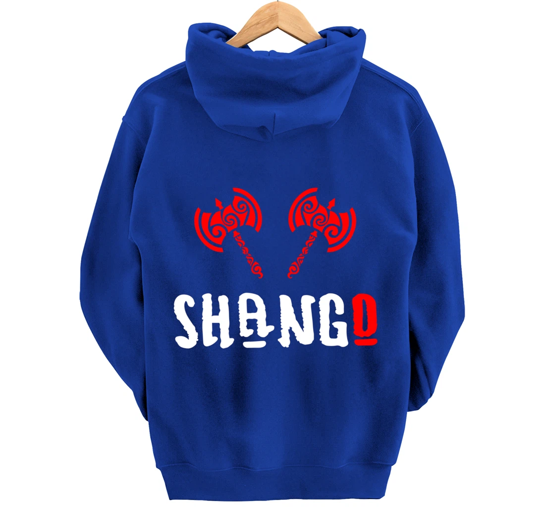 Shango Xango Ifa Orisha Goddess Yoruba Religion Chango Pullover Hoodie