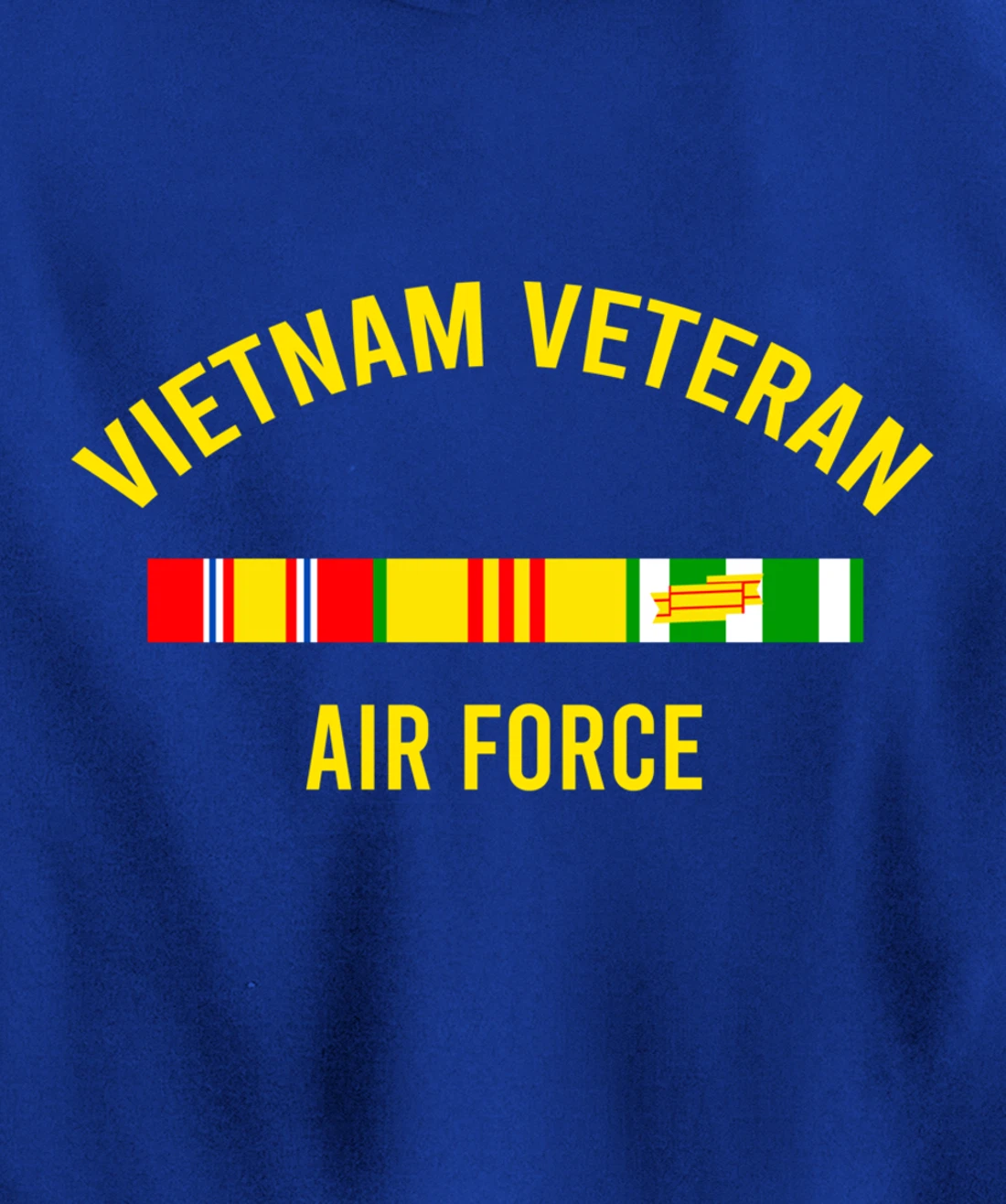 Vietnam Veteran Airforce Award Ribbon Bar Cool Soldier Gift Pullover Hoodie