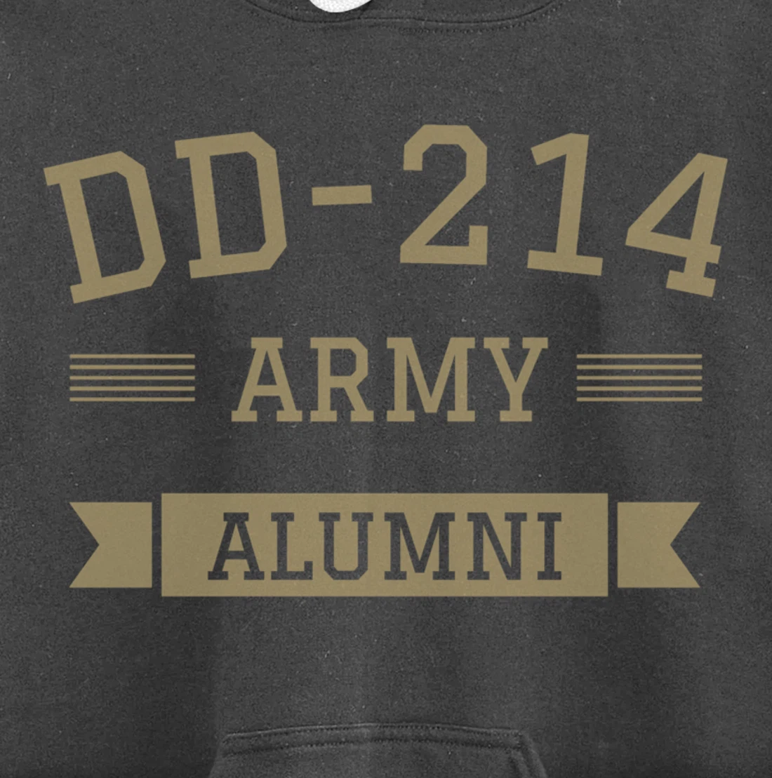 DD-214 US Army Alumni Military Veteran Retirement Gift Pullover Hoodie