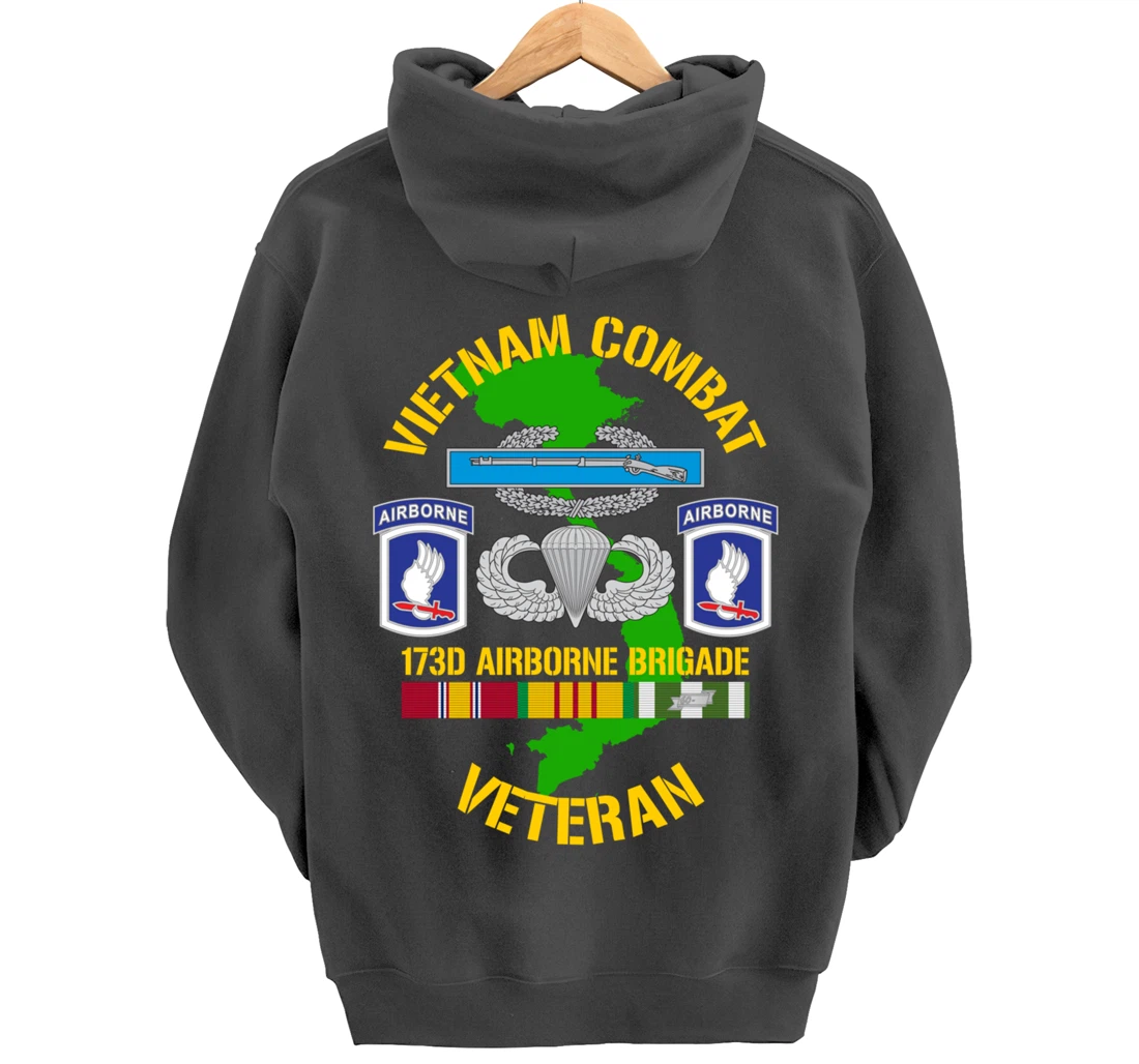 173rd Airborne Brigade - Vietnam Combat Veteran Pullover Hoodie