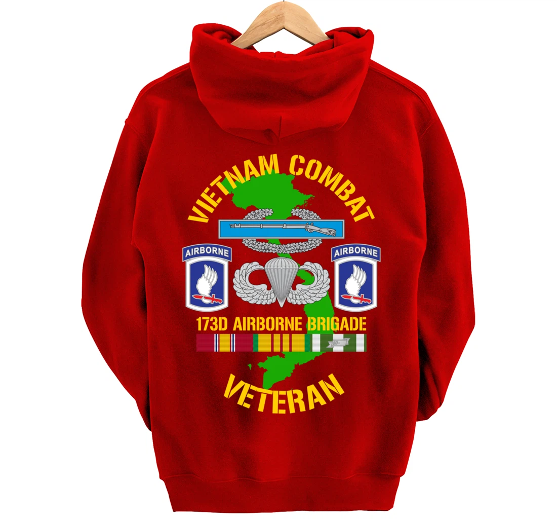 173rd Airborne Brigade - Vietnam Combat Veteran Pullover Hoodie