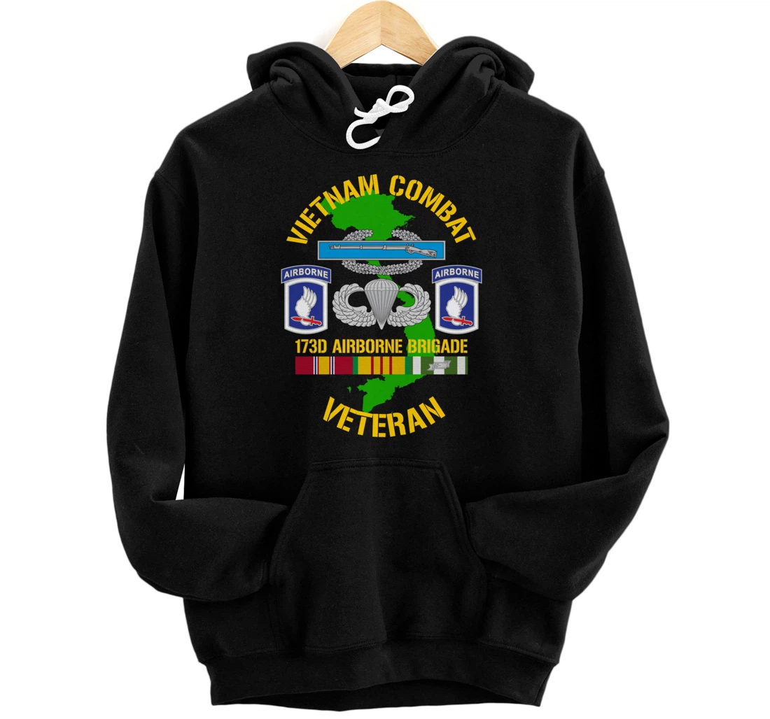 173rd Airborne Brigade - Vietnam Combat Veteran Pullover Hoodie