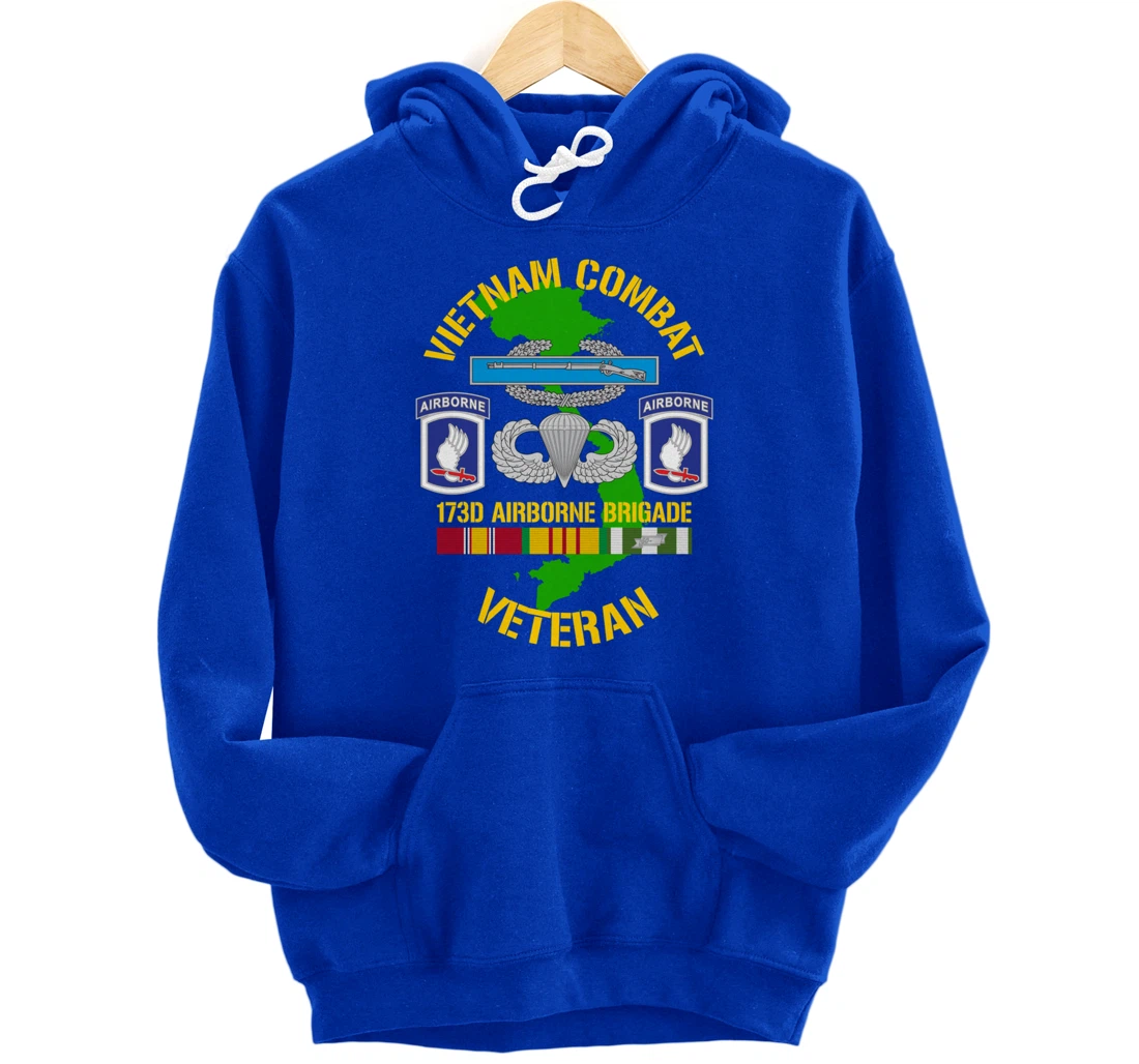 173rd Airborne Brigade - Vietnam Combat Veteran Pullover Hoodie
