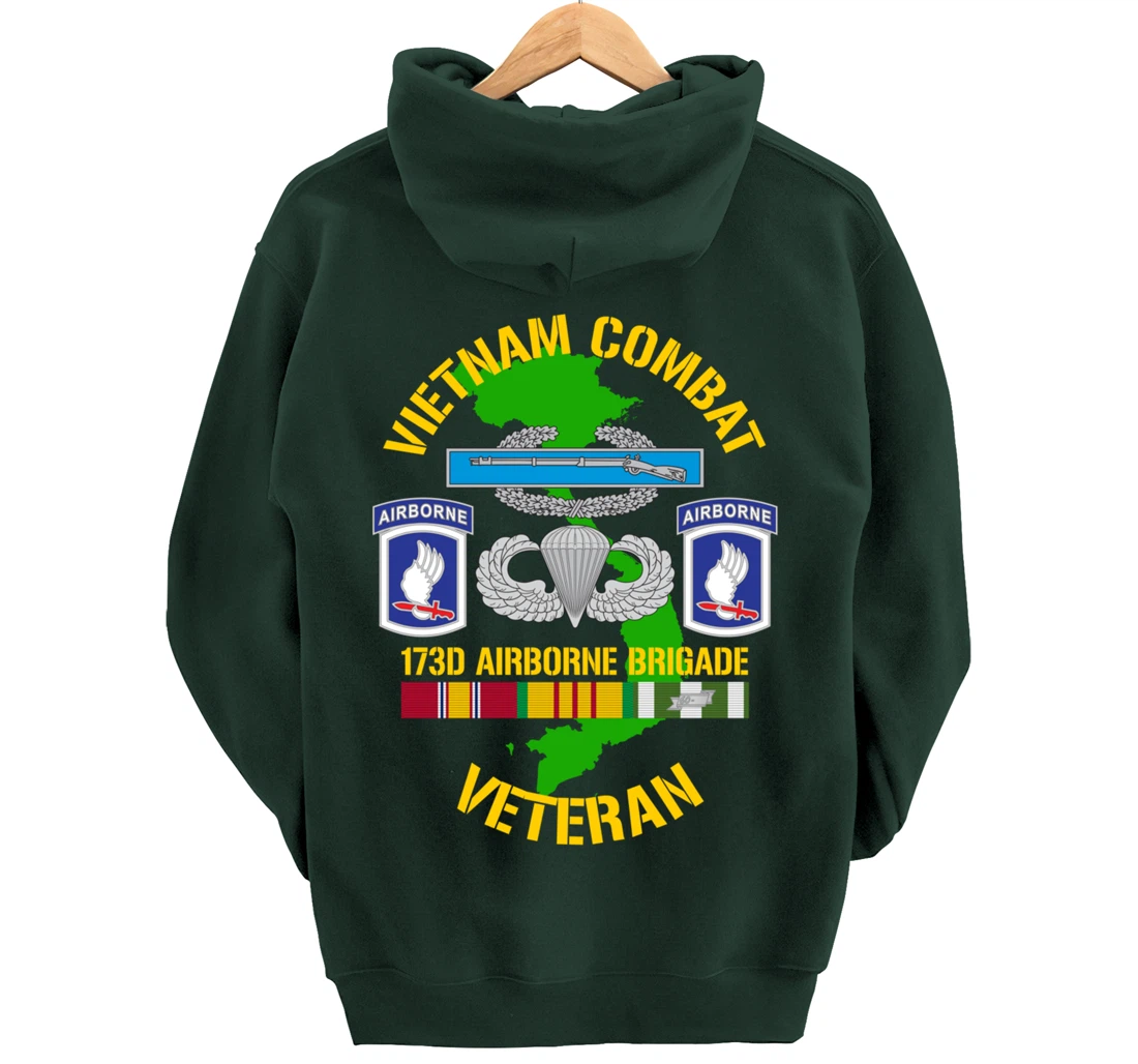 173rd Airborne Brigade - Vietnam Combat Veteran Pullover Hoodie