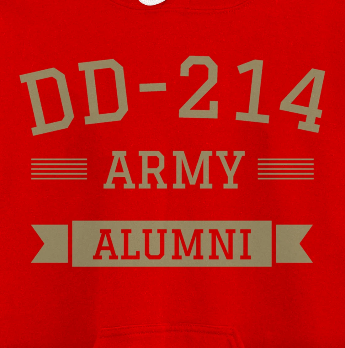 DD-214 US Army Alumni Military Veteran Retirement Gift Pullover Hoodie