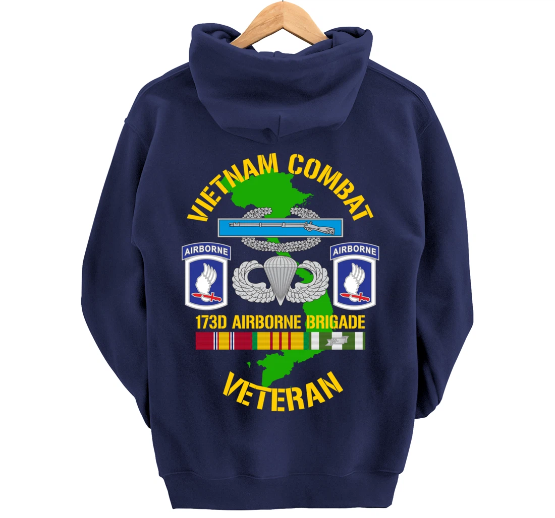 173rd Airborne Brigade - Vietnam Combat Veteran Pullover Hoodie
