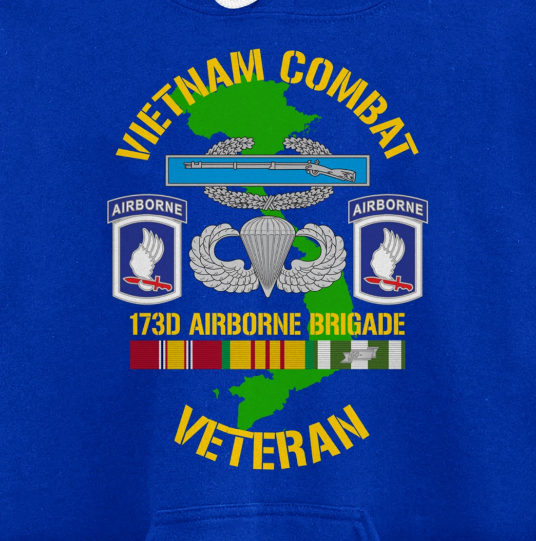 173rd Airborne Brigade - Vietnam Combat Veteran Pullover Hoodie