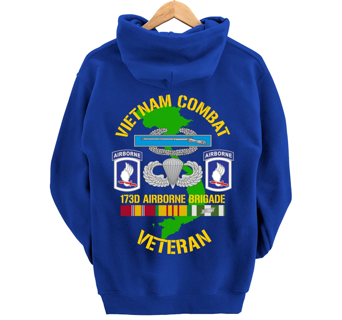 173rd Airborne Brigade - Vietnam Combat Veteran Pullover Hoodie