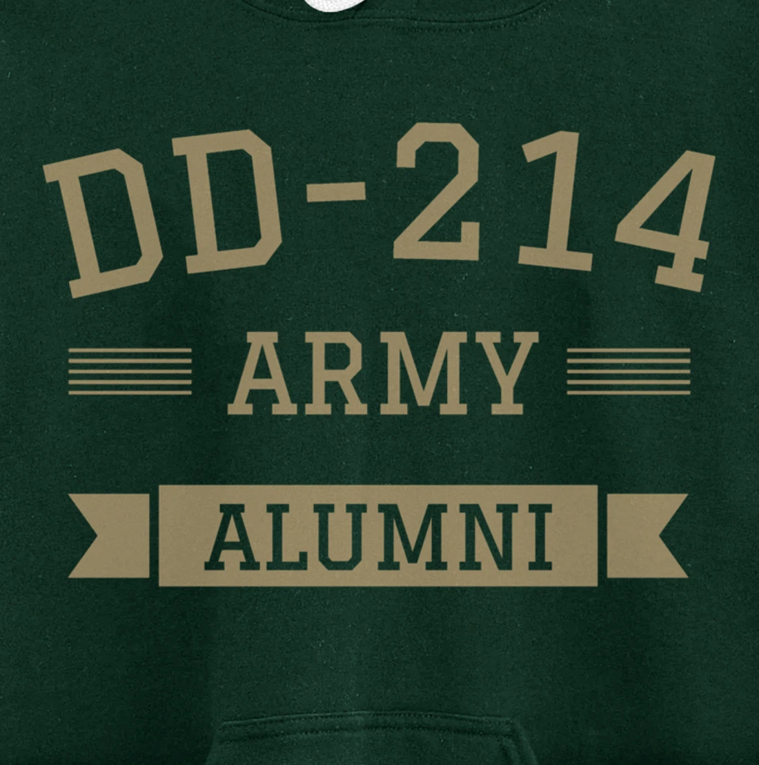 DD-214 US Army Alumni Military Veteran Retirement Gift Pullover Hoodie