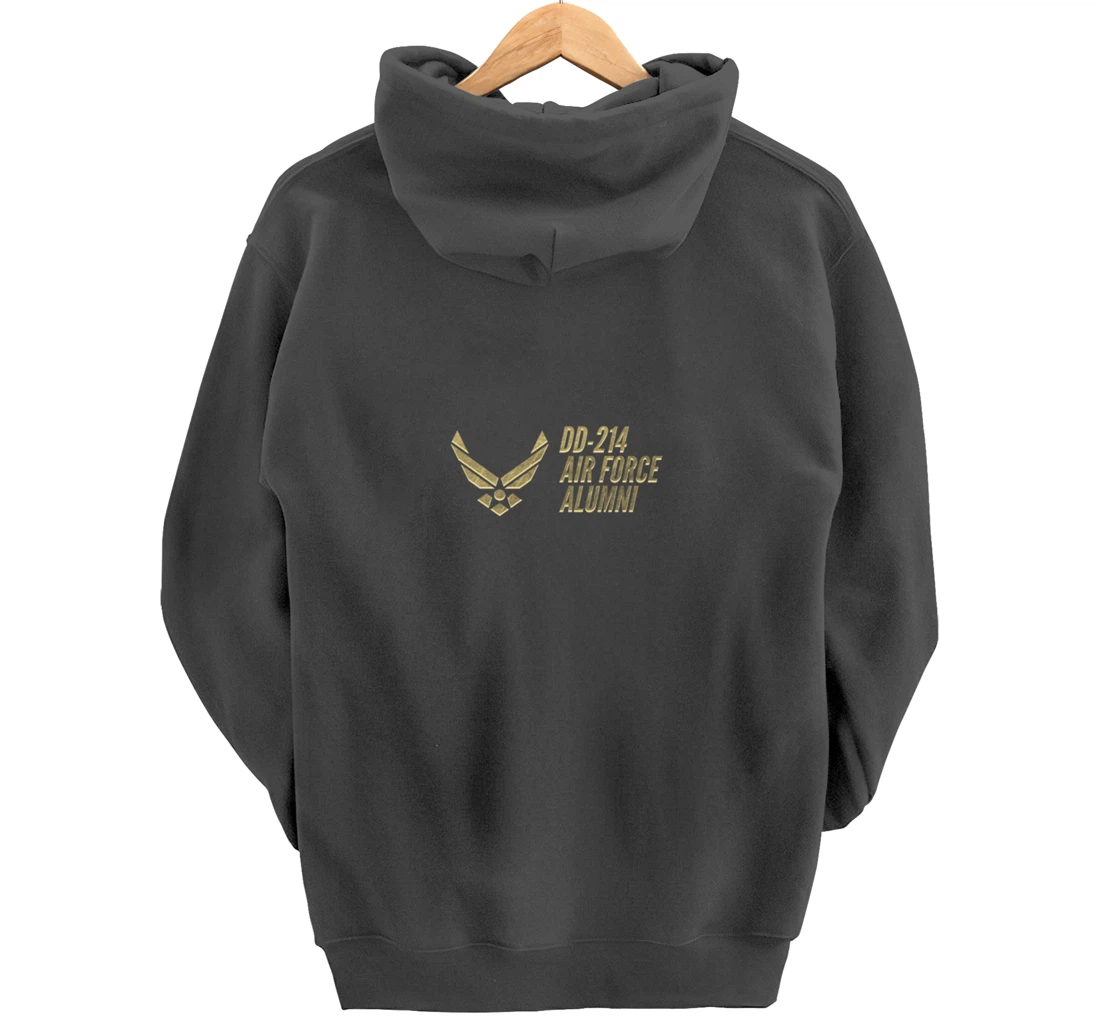 DD-214 Air Force Alumni Retired Air force Veteran Military Pullover Hoodie