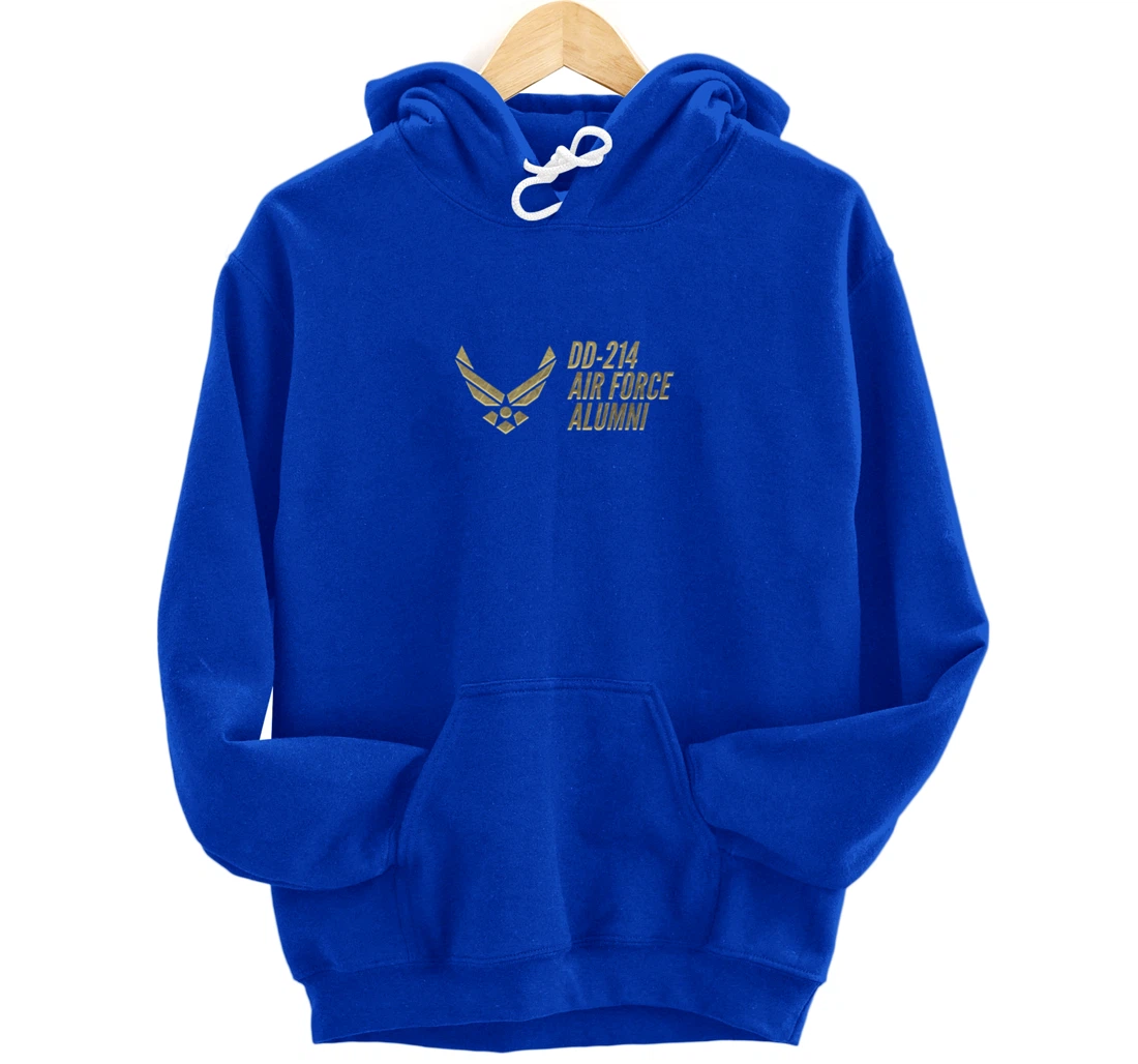 DD-214 Air Force Alumni Retired Air force Veteran Military Pullover Hoodie