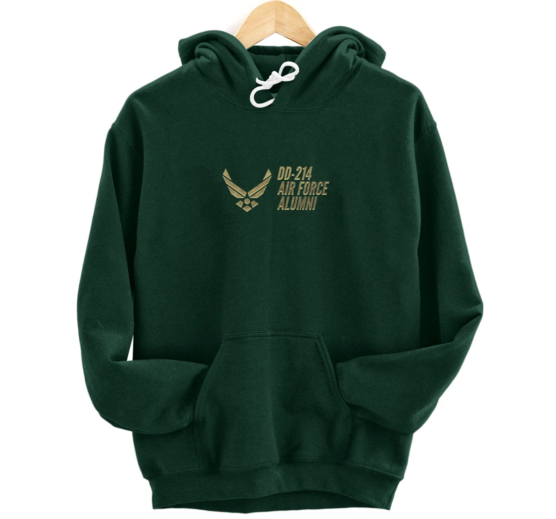 DD-214 Air Force Alumni Retired Air force Veteran Military Pullover Hoodie