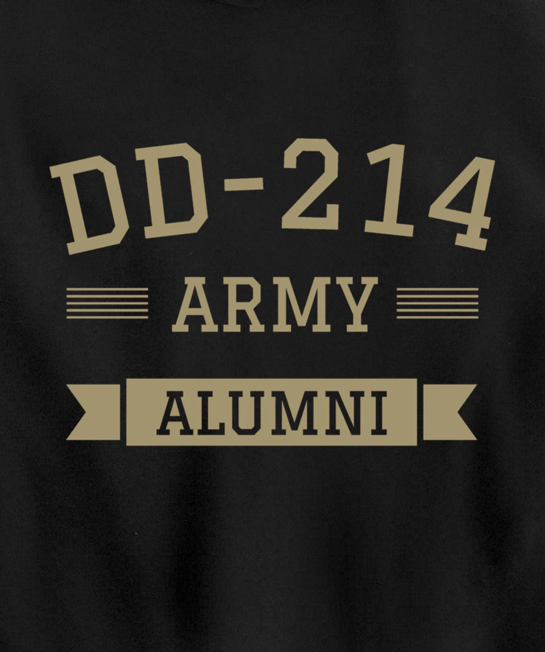 DD-214 US Army Alumni Military Veteran Retirement Gift Pullover Hoodie