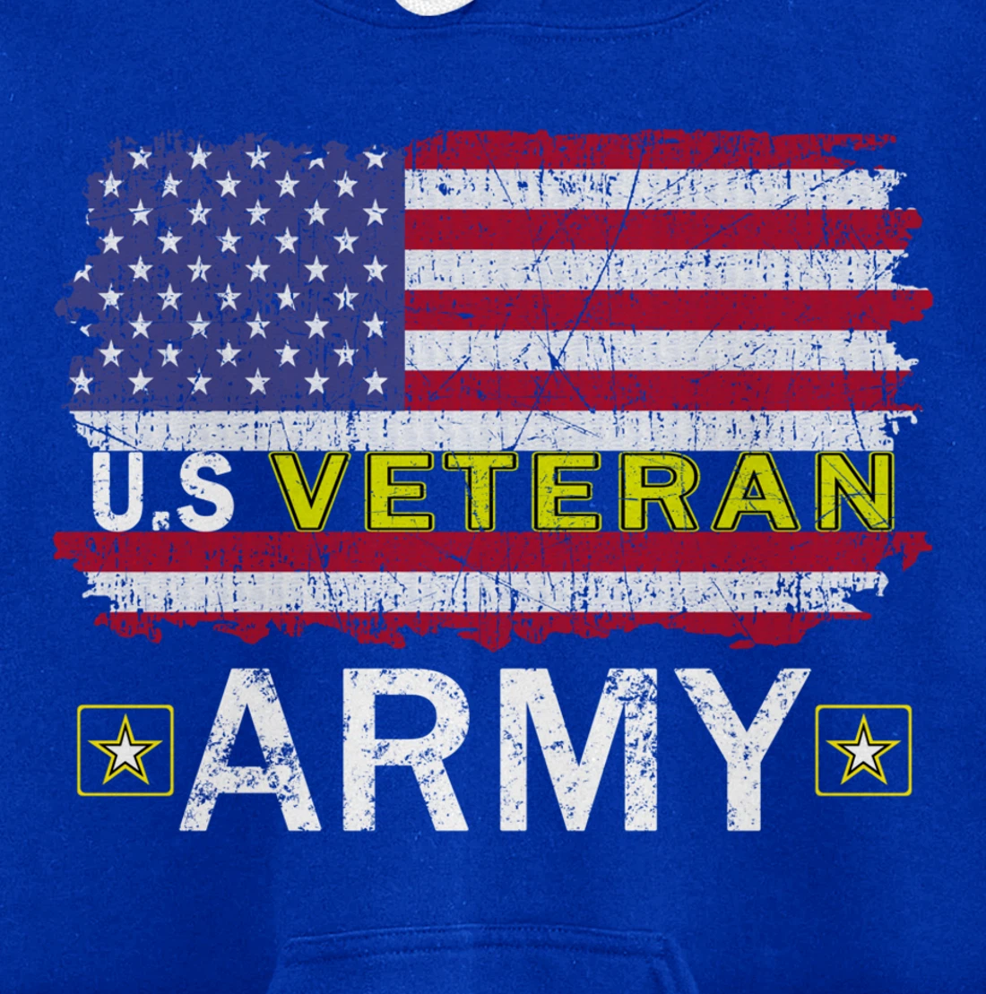 Proud Army Veteran-US Veterans Day Shirt-US Army Veteran Pullover Hoodie