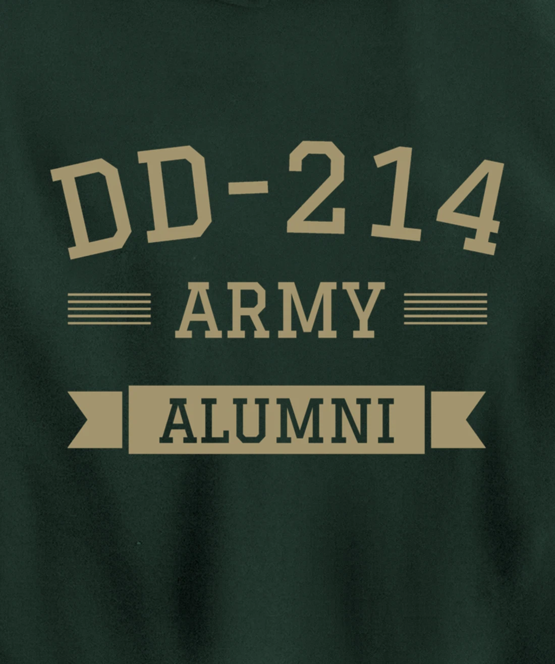DD-214 US Army Alumni Military Veteran Retirement Gift Pullover Hoodie