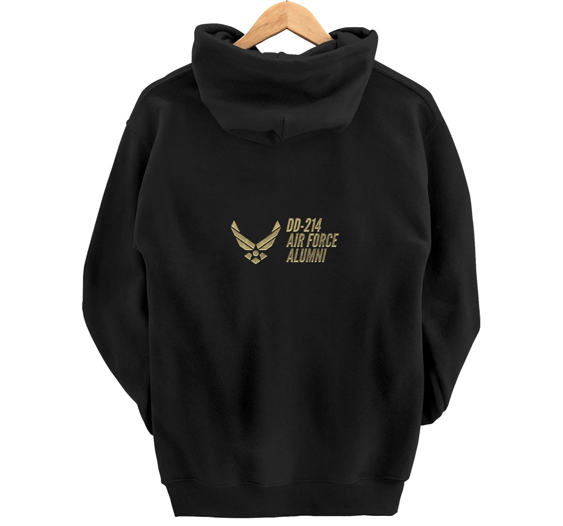 DD-214 Air Force Alumni Retired Air force Veteran Military Pullover Hoodie