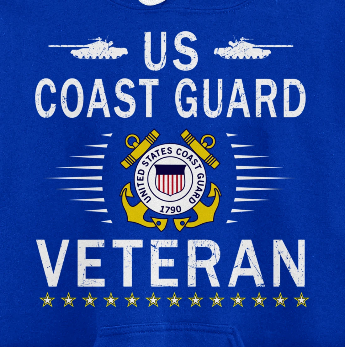 Coast Guard Veterans Day Shirt-US Coast Guard Veteran Pride Pullover Hoodie
