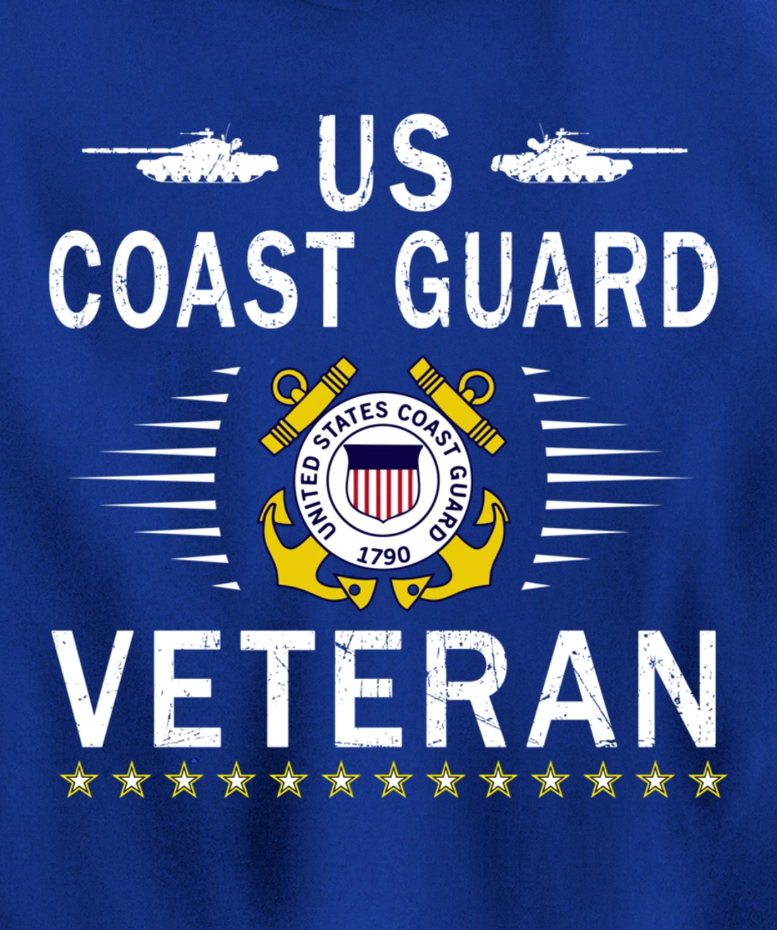 Coast Guard Veterans Day Shirt-US Coast Guard Veteran Pride Pullover Hoodie