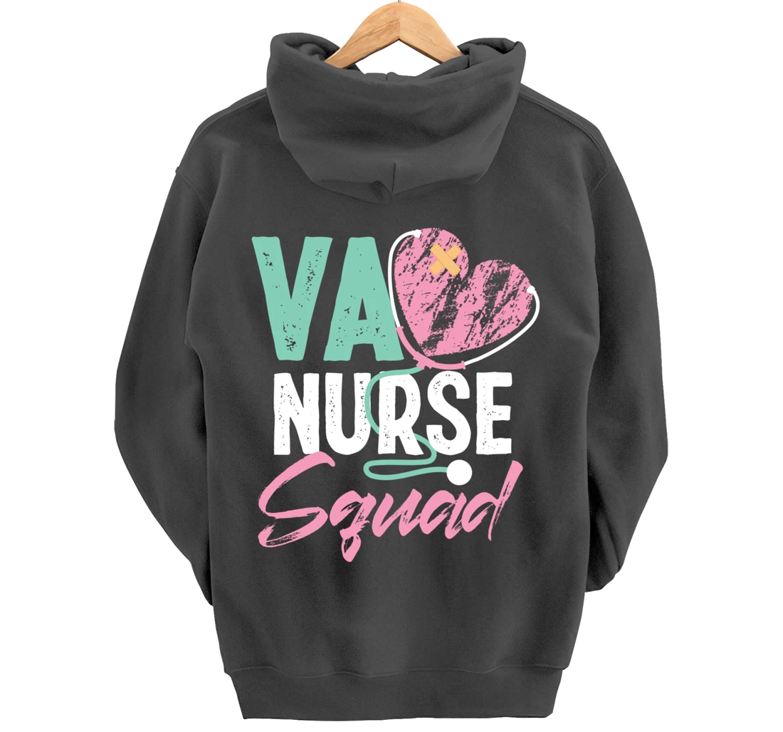VA Nurse Squad Veterans Affairs Nurse Pullover Hoodie