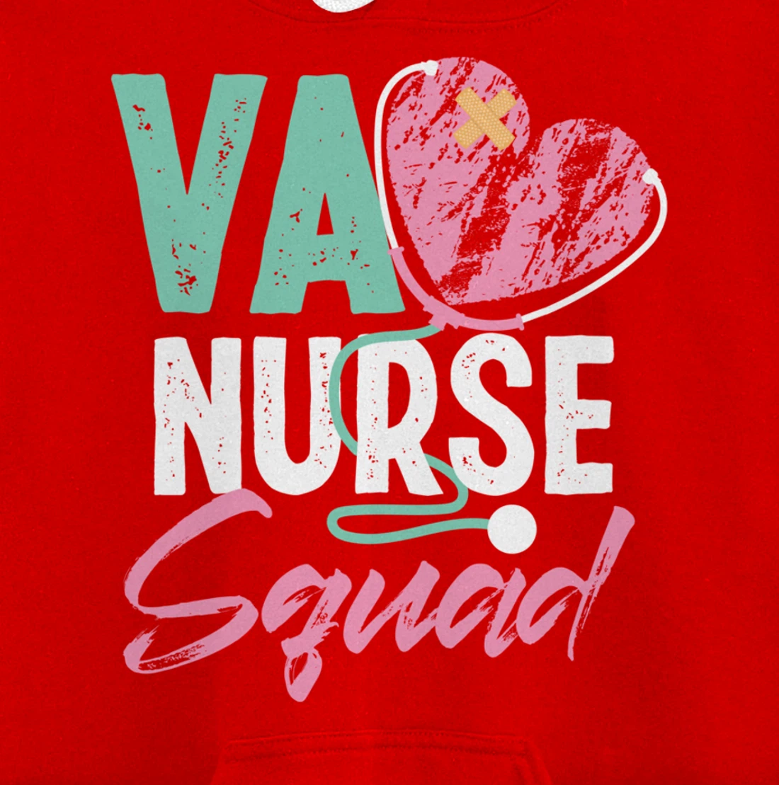 VA Nurse Squad Veterans Affairs Nurse Pullover Hoodie