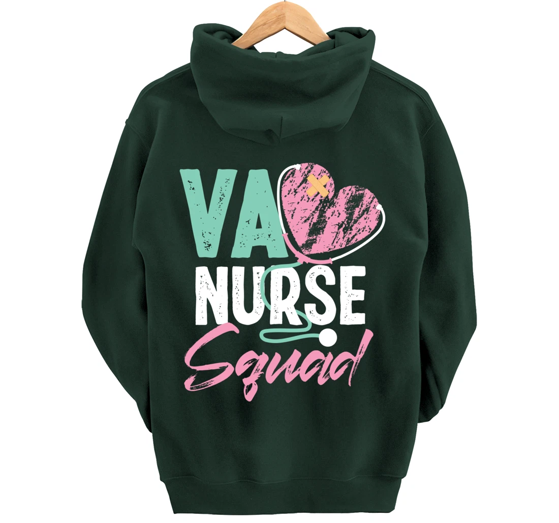 VA Nurse Squad Veterans Affairs Nurse Pullover Hoodie